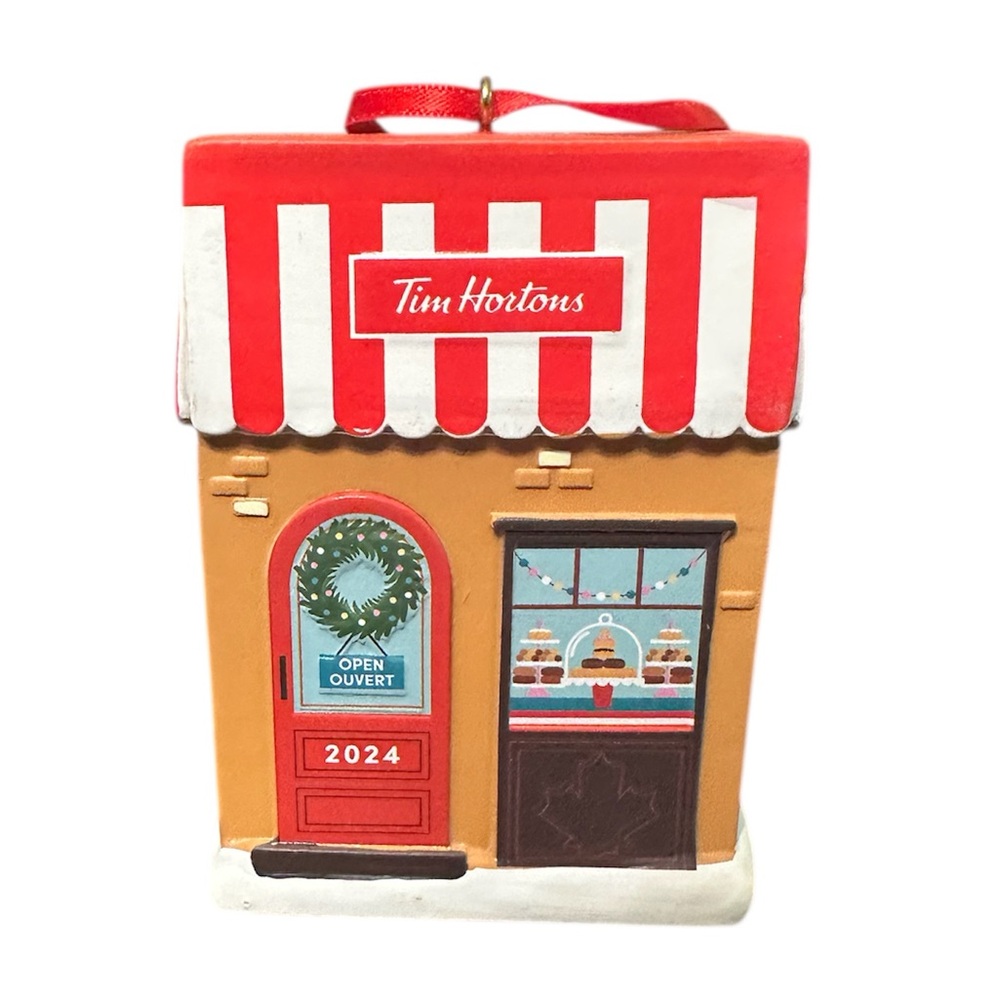 Tim Hortons 2024 Ornament Coffee Shop Limited Edition Collectible